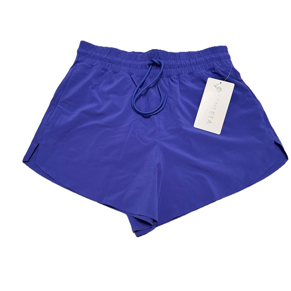 Athleta Crossroads Shorts Women's Activewear Size XS NWT Solid Purple‎